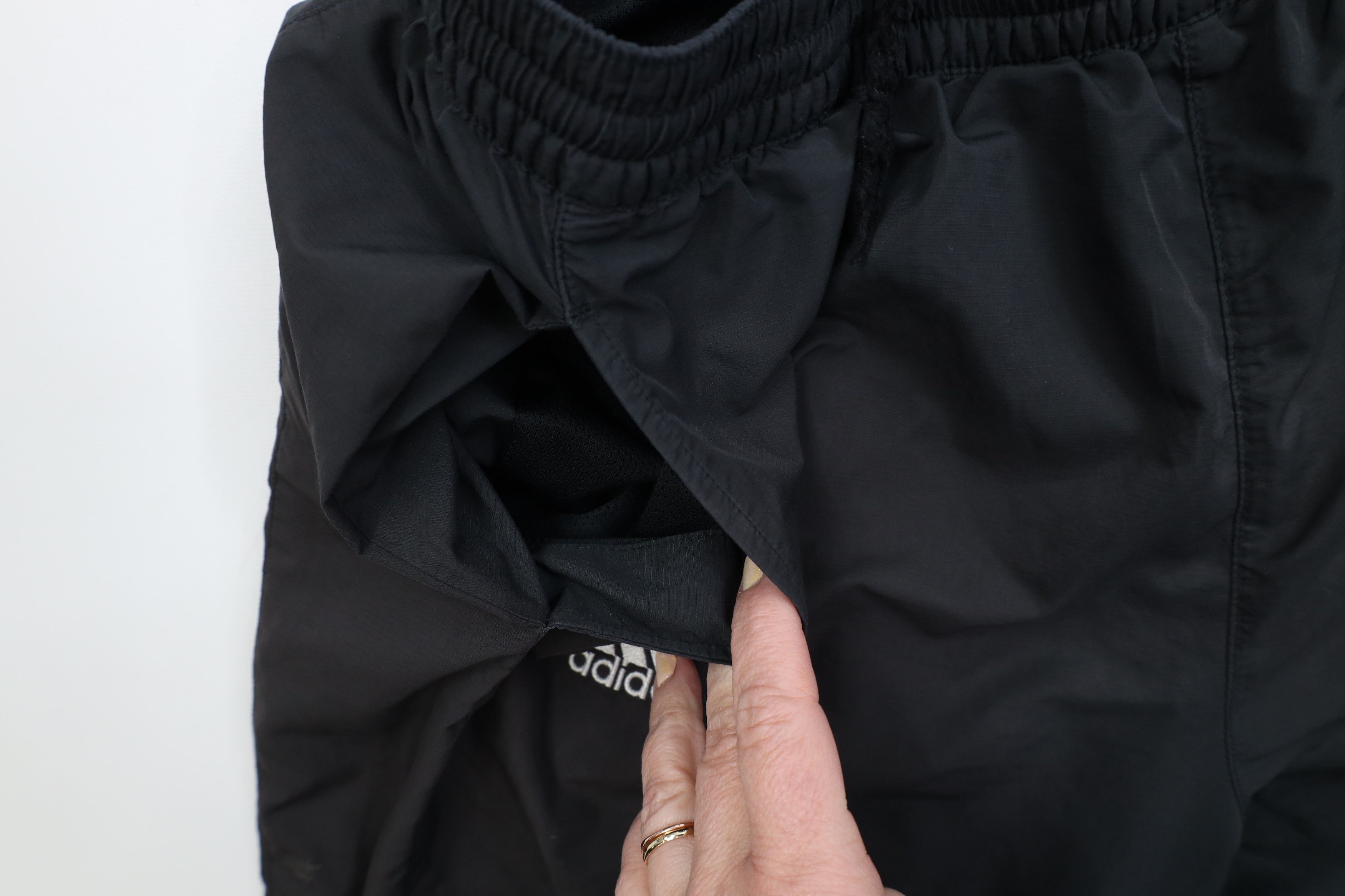 Adidas Vintage Y2K 2006 Adidas Lined Wide Leg Windbreaker Pants Size US 36 / EU 52 - 10 Thumbnail