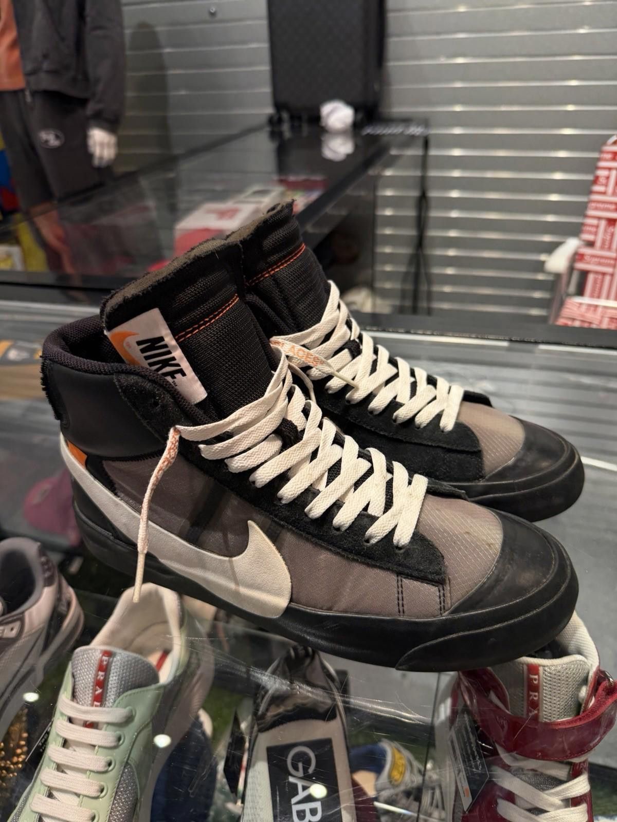 Nike Nike Blazer Mid Off-White Black Grim Reaper 2018 - 10.5 Size US 10.5 / EU 43-44 - 3 Thumbnail