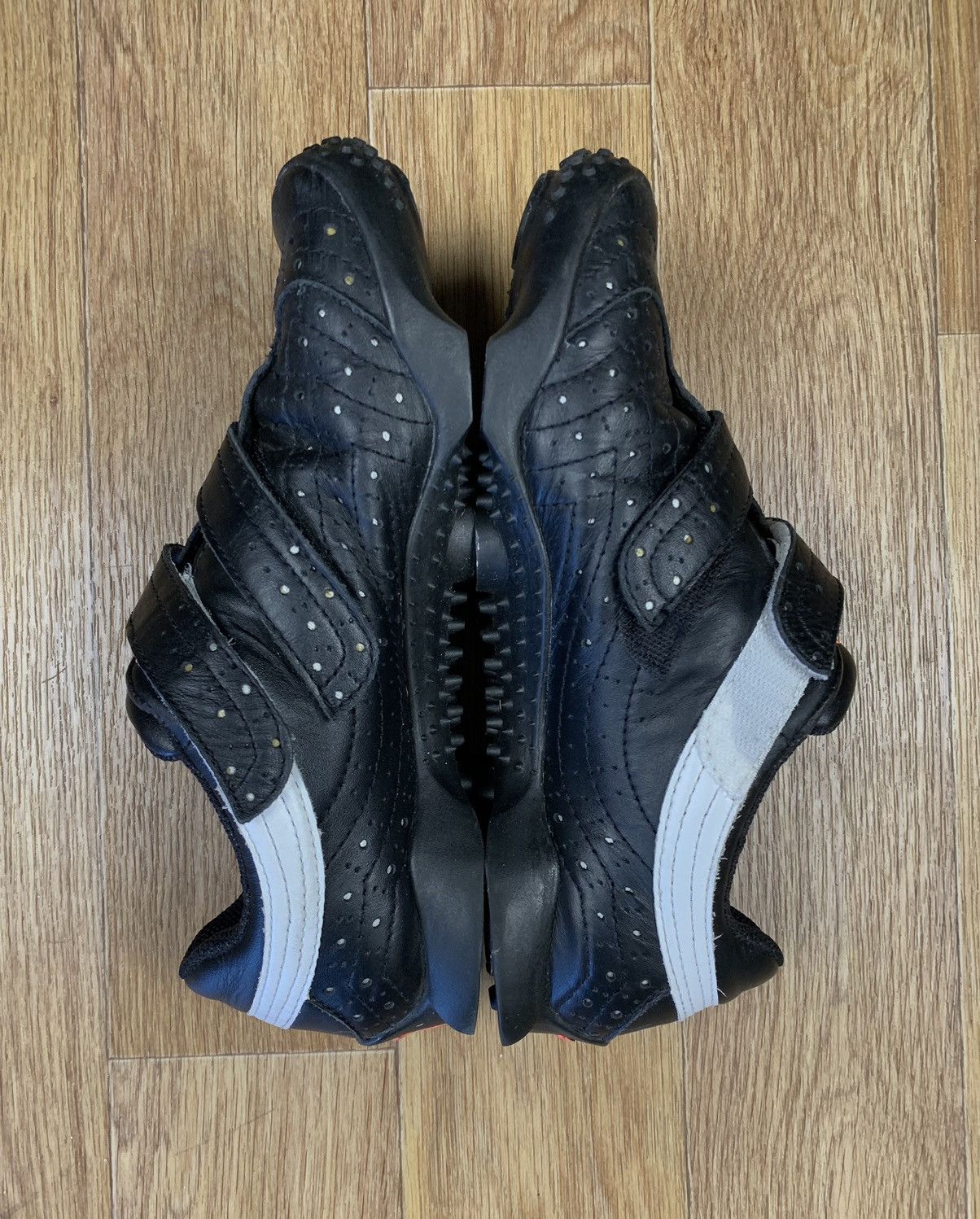 Japanese Brand Puma Mostro Rare Clasic Derby Black Leather Archive Shoes Size US 8 / IT 38 - 7 Thumbnail