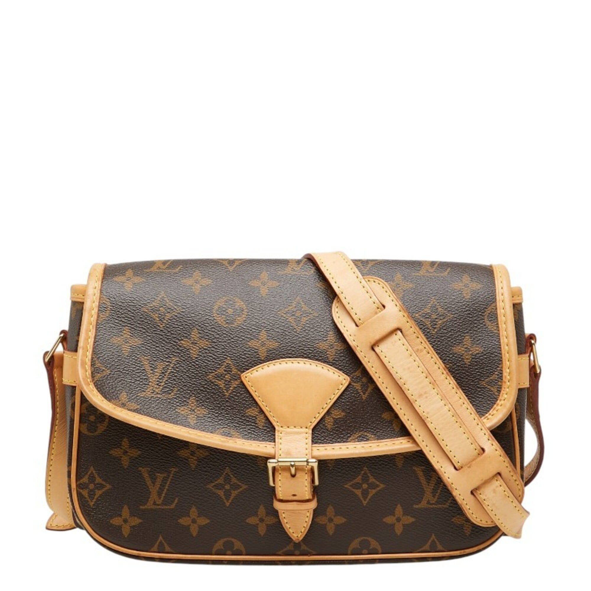 Louis Vuitton Louis Vuitton Monogram Sologne Shoulder Bag M42250 Brown Leather Women's LOUIS VUITTON Size ONE SIZE - 1 Thumbnail