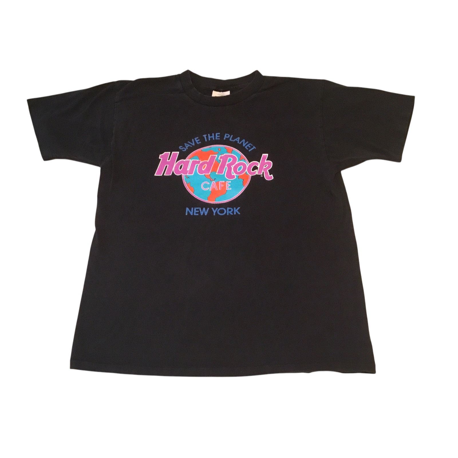 Hard Rock Cafe Hard Rock Cafe Save The Planet New York T-Shirt Black Large Size US L / EU 52-54 / 3 - 1 Thumbnail