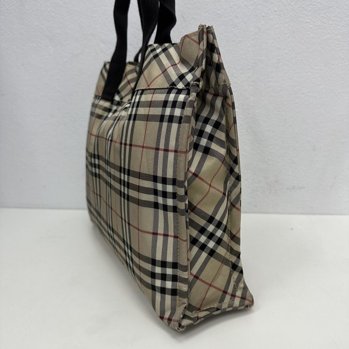 Burberry ‼️YES‼️AUTHENTIC BURBERRY BLUE LABEL NOVA CHECK CARRY TOTE BAG Size ONE SIZE - 5 Thumbnail