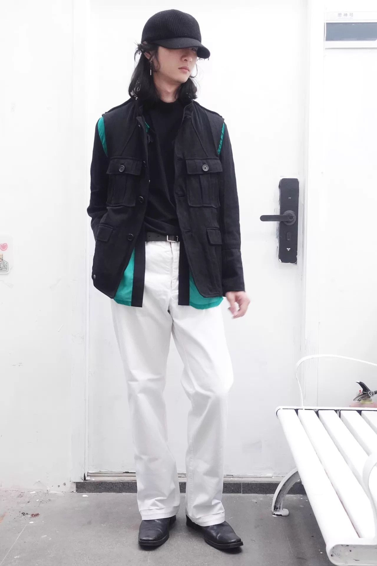 Ann Demeulemeester Multi-Color Utility Vest with Pocket Details Size US M / EU 48-50 / 2 - 3 Thumbnail
