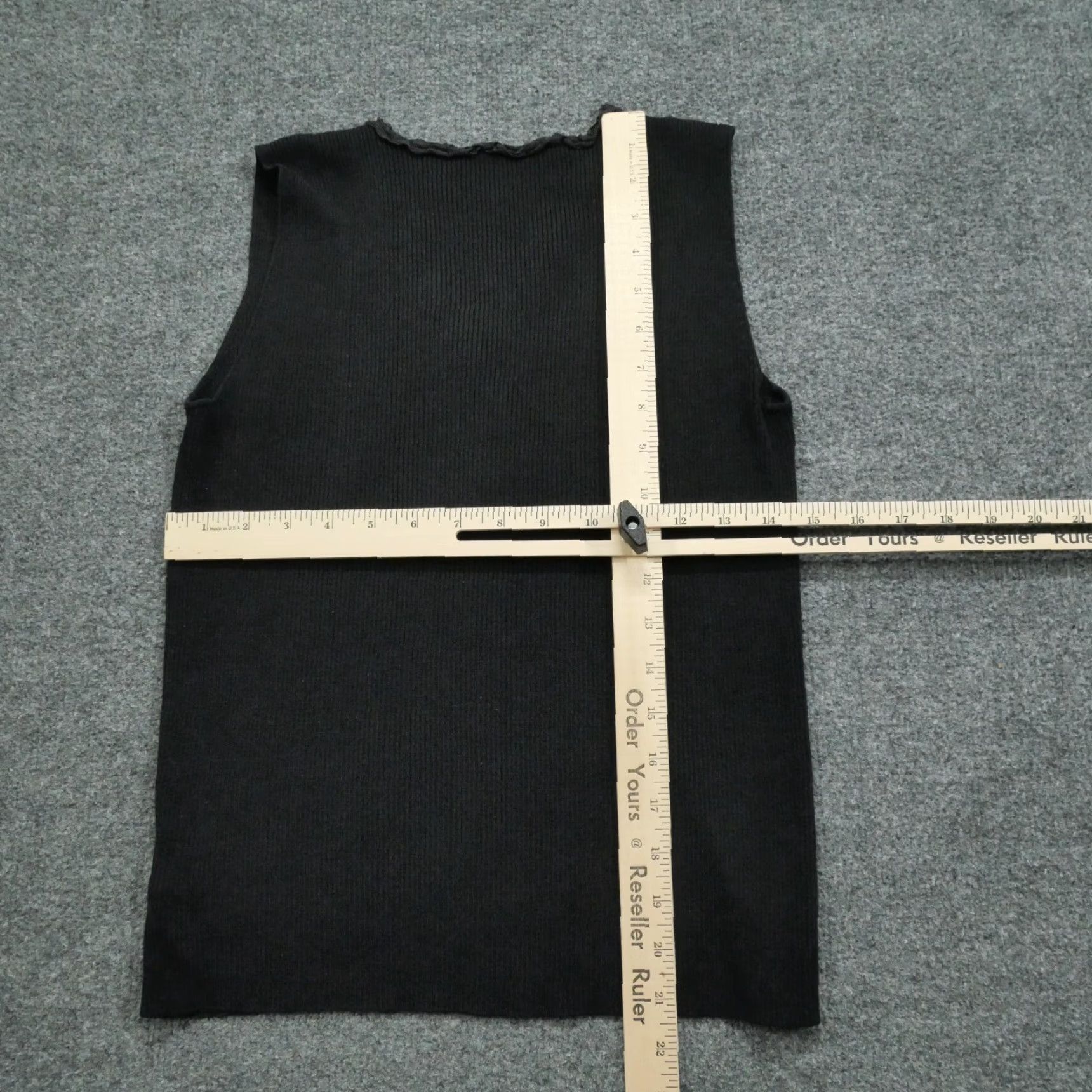Ralph Lauren VINTAGE Ralph Lauren Shirt Top Womens Medlium Black Silk Blend Sleeveless Y2K Size M / US 6-8 / IT 42-44 - 6 Thumbnail