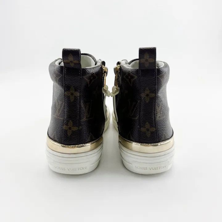 Louis Vuitton Louis Vuitton Stellar Monogram High-Top Sneakers -2508 Size US 6.5 / EU 39-40 - 3 Thumbnail