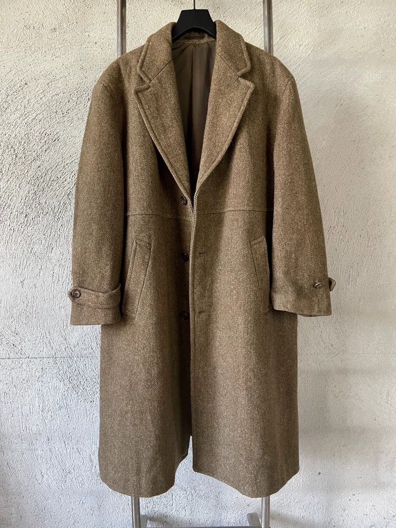 Comme des Garçons Brown Heavy Coat - dmc
