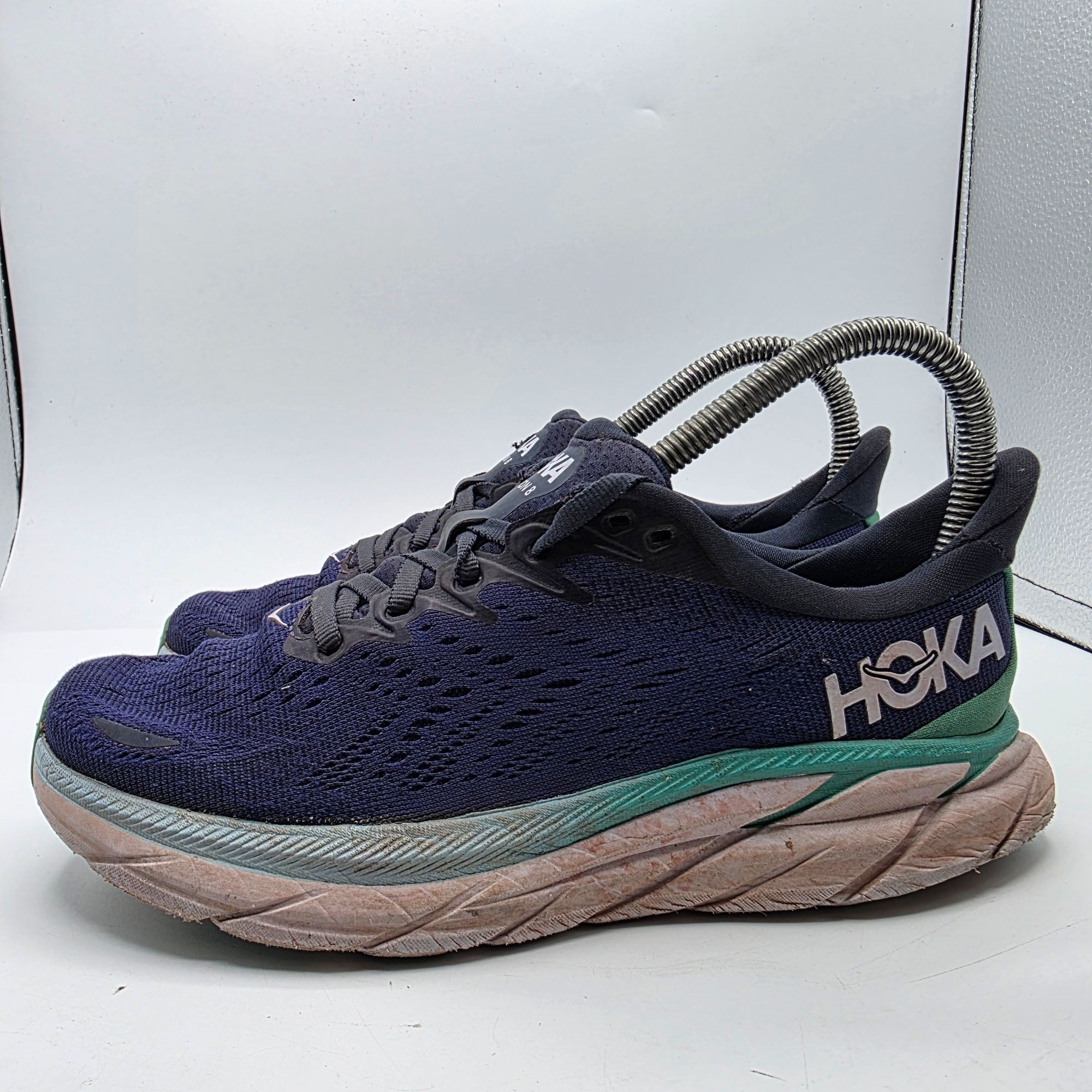 Hoka Hoka One One Clifton 8 Womens Size 5.5 B Blue Athletic Shoes Size US 5.5 / IT 35.5 - 13 Thumbnail