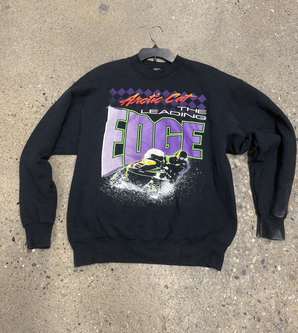 Fruit Of The Loom Vintage 90s Arctic Cat Snowmobile Crewneck Sweatshirt XL USA Size US XL / EU 56 / 4 - 1 Thumbnail