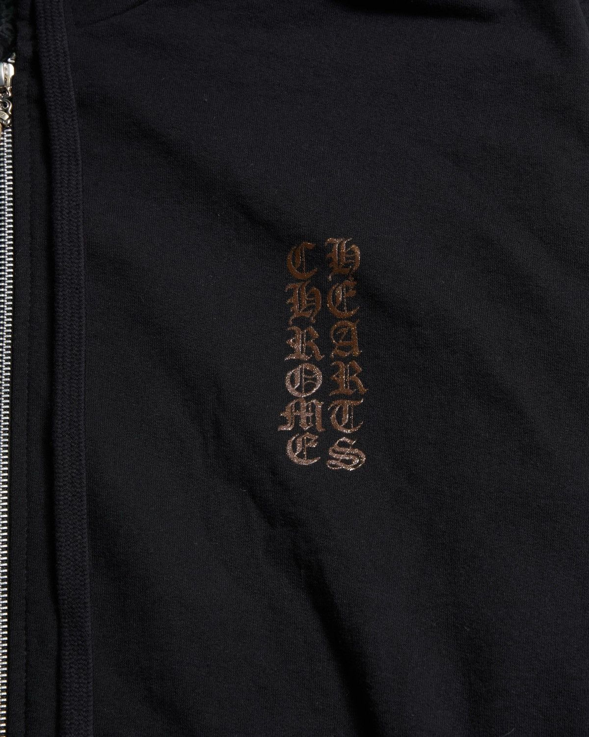 Chrome Hearts CHROME HEARTS Vertical Logo Glitter Zip Hoodie black Size US L / EU 52-54 / 3 - 3 Thumbnail