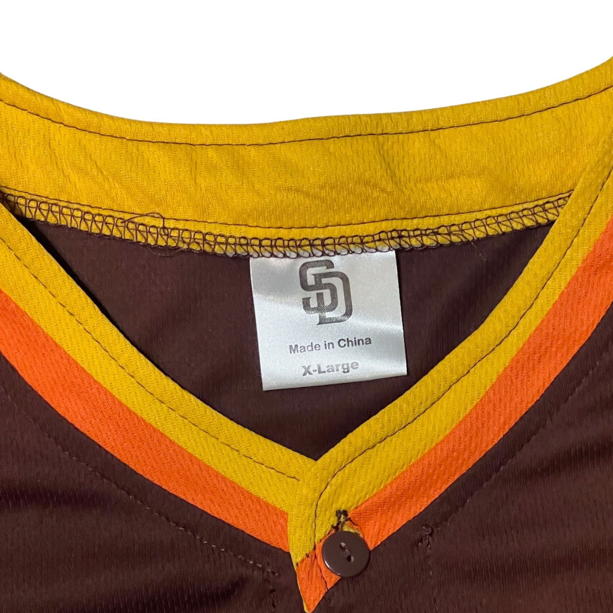 Other MLB San Diego Padres #31 Whitson Brown Baseball Jersey Butto Size US XL / EU 56 / 4 - 5 Thumbnail