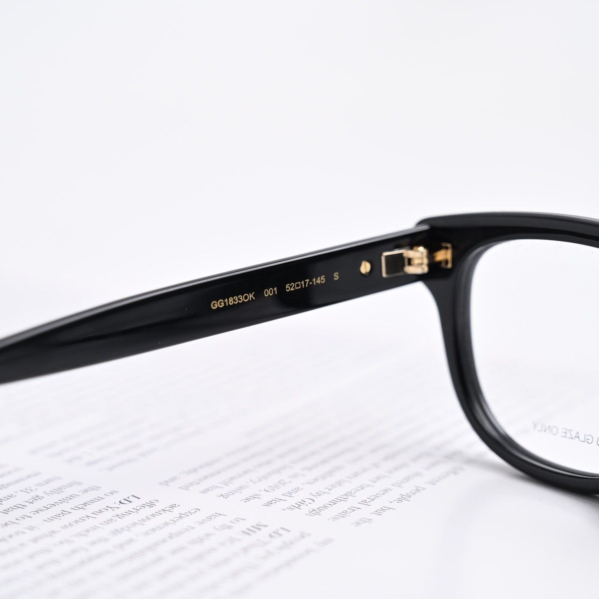 Gucci GUCCI GG1833OK 001 GLASSES Size ONE SIZE - 5 Thumbnail