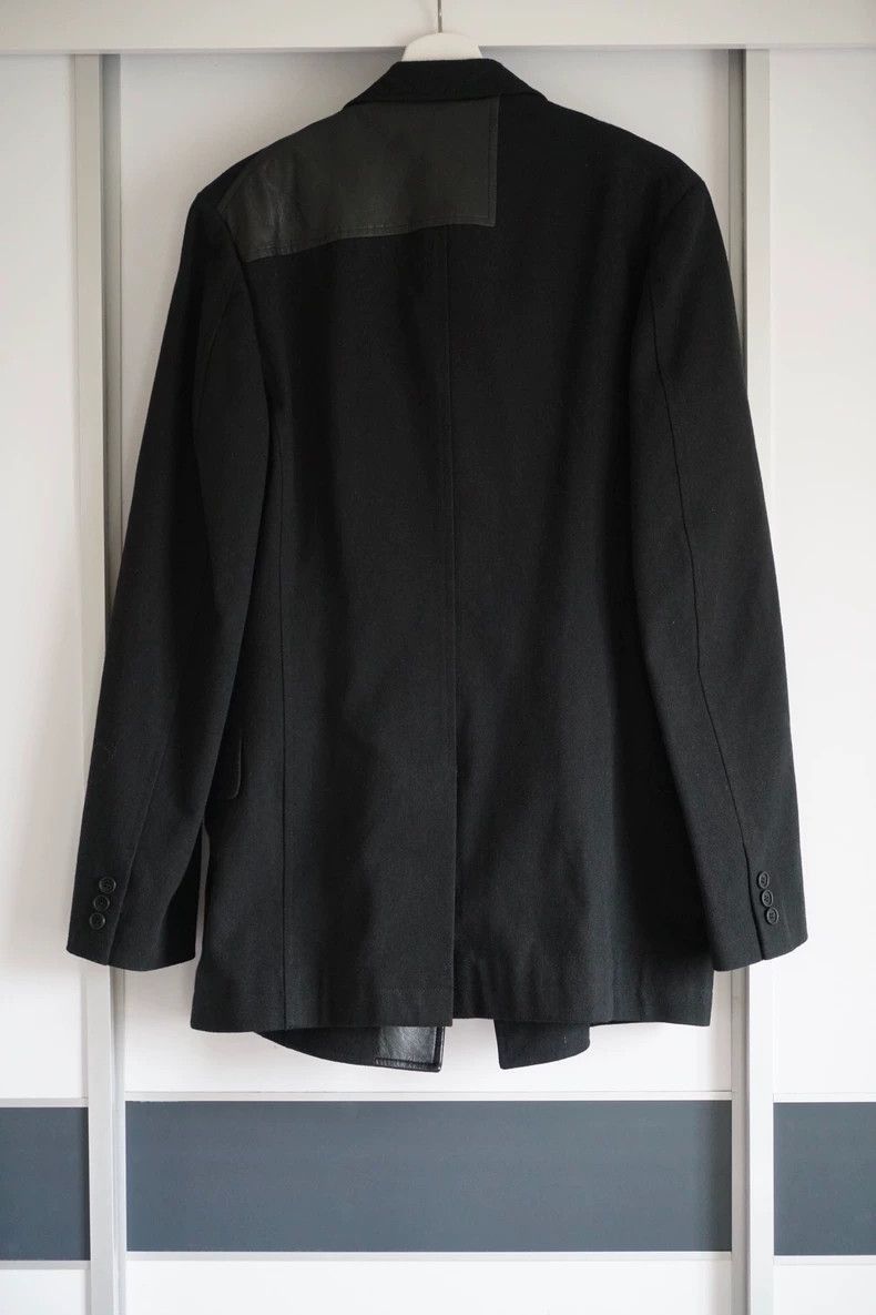 Yohji Yamamoto Yohji Yamamoto 13aw asymmetrical zipper leather suit-2505 Size US L / EU 52-54 / 3 - 2 Thumbnail