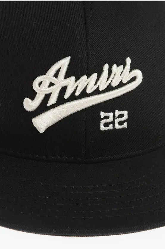 Amiri oc11z0525 Size: L / Solid Logo Hat / Cap in Black Size ONE SIZE - 3 Thumbnail