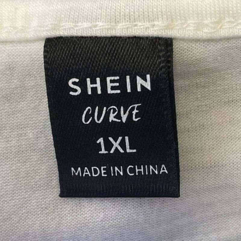 Shein SHEIN Curvy XL Short Sleeve Floral V-Neck Tee Shirt Size XL / US 12-14 / IT 48-50 - 5 Thumbnail