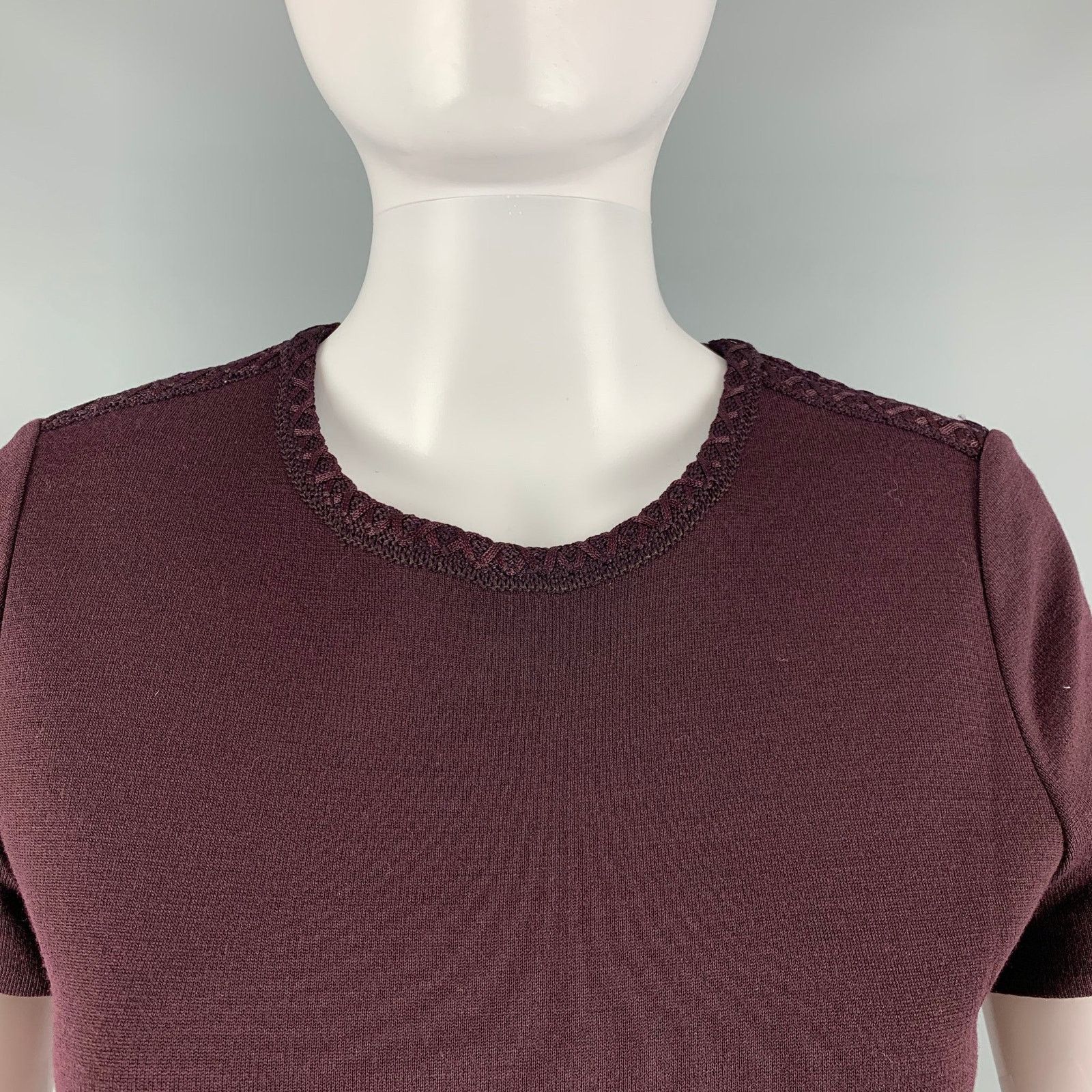 Other ST. JOHN Size 2 Brown Wool Rayon Below Knee Outifts Size XS / US 0-2 / IT 36-38 - 6 Thumbnail