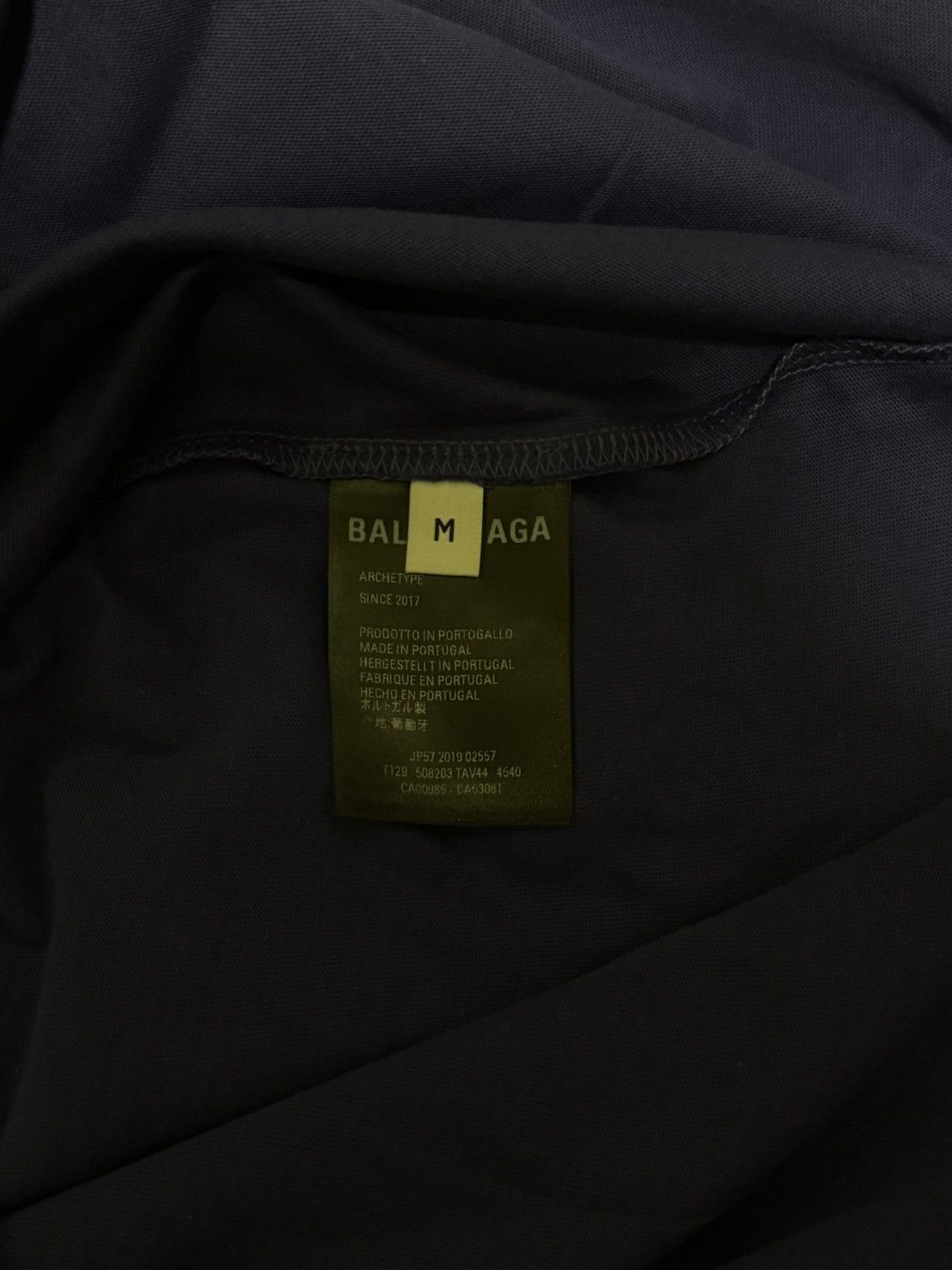 Balenciaga Balenciaga deep blue t shirt Size US M / EU 48-50 / 2 - 6 Thumbnail
