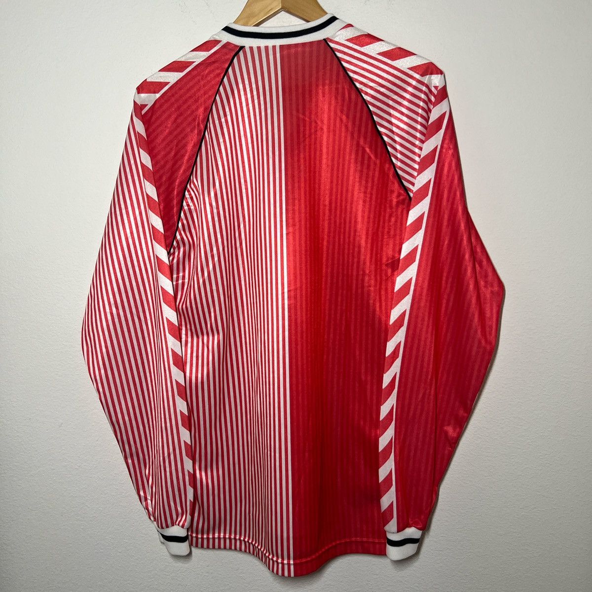 Hummel Southampton 1987-1989 Home Long Sleeve Jersey | Vtg Soccer Size US XL / EU 56 / 4 - 4 Thumbnail