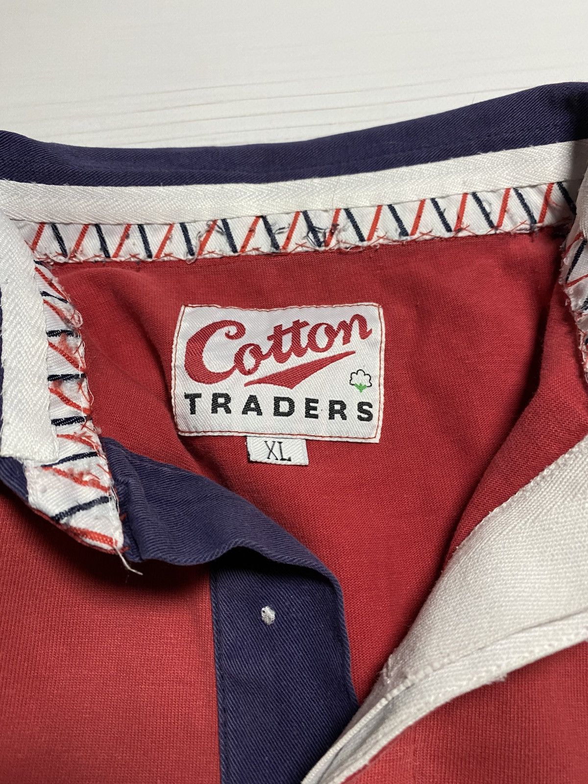 Cotton Traders × Vintage Vintage England Cotton Traders 90’s home jersey longsleeve Size US XL / EU 56 / 4 - 8 Thumbnail