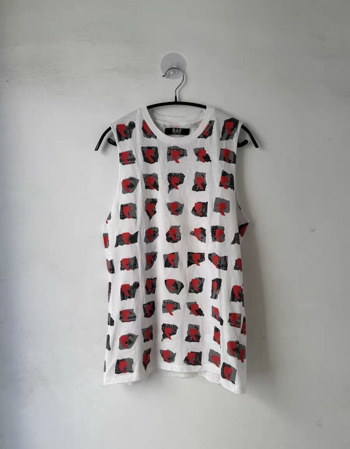 Raf Simons Raf By Raf Simons all-over print vest K7 Size US M / EU 48-50 / 2 - 1 Thumbnail