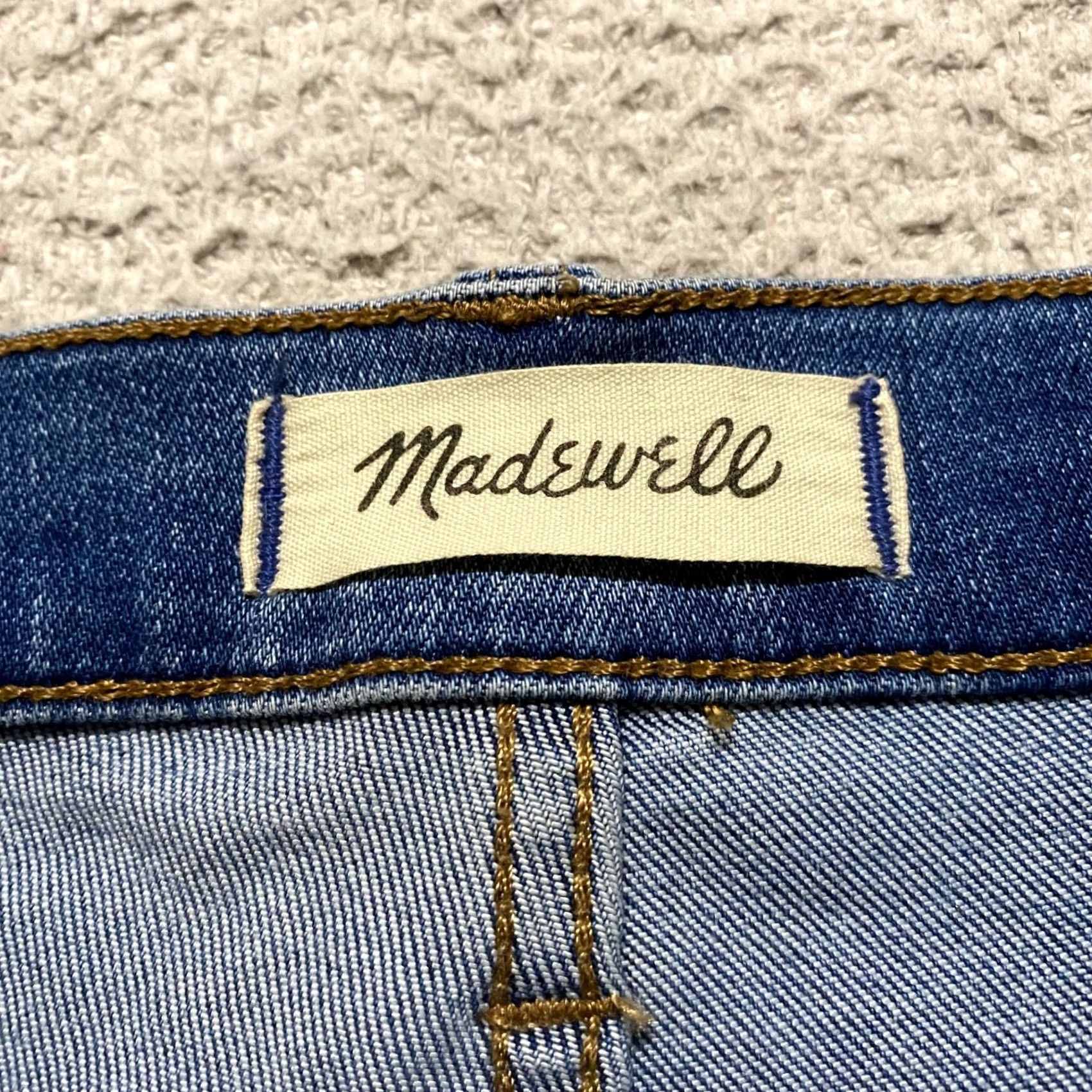 Madewell Madewell Jeans Roadtripper Skinny 28 Blue Denims Medium Wash Stretch 5-Pocket Womens Regular Size 28 Size 28" / US 6 / IT 42 - 3 Thumbnail