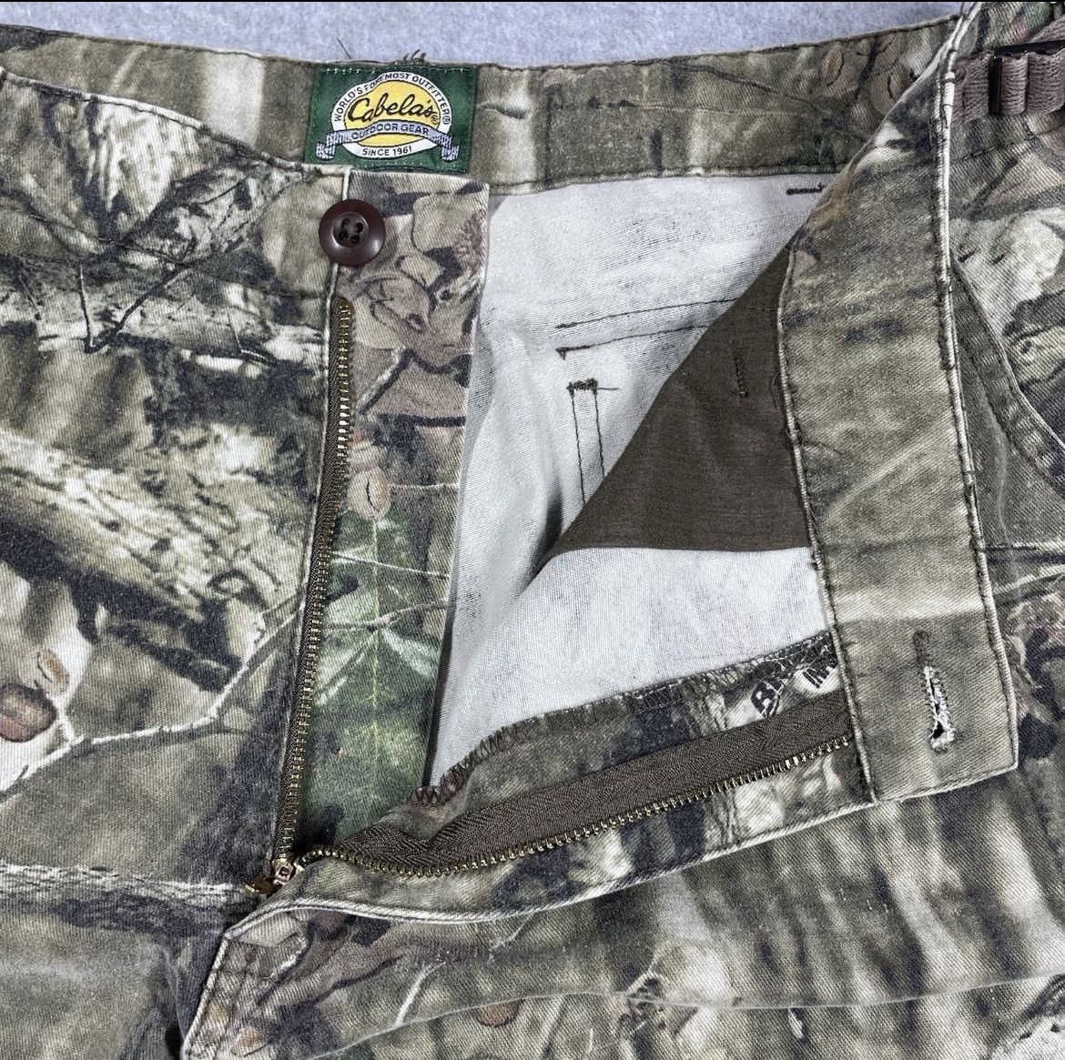 Cabelas Cabelas Pants Mens 36 35x31.5 Mossy Oak Camo Cargo pants Size US 36 / EU 52 - 6 Thumbnail
