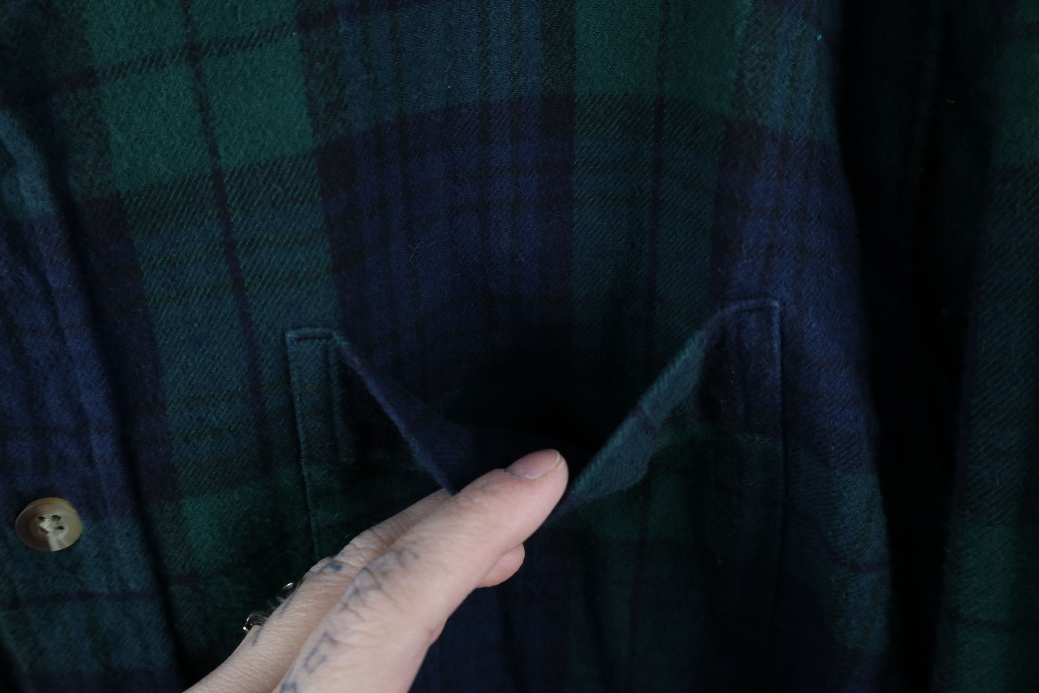 Vintage Vintage 90s Streetwear Collared Button Down Shirt Plaid Size US XL / EU 56 / 4 - 4 Thumbnail