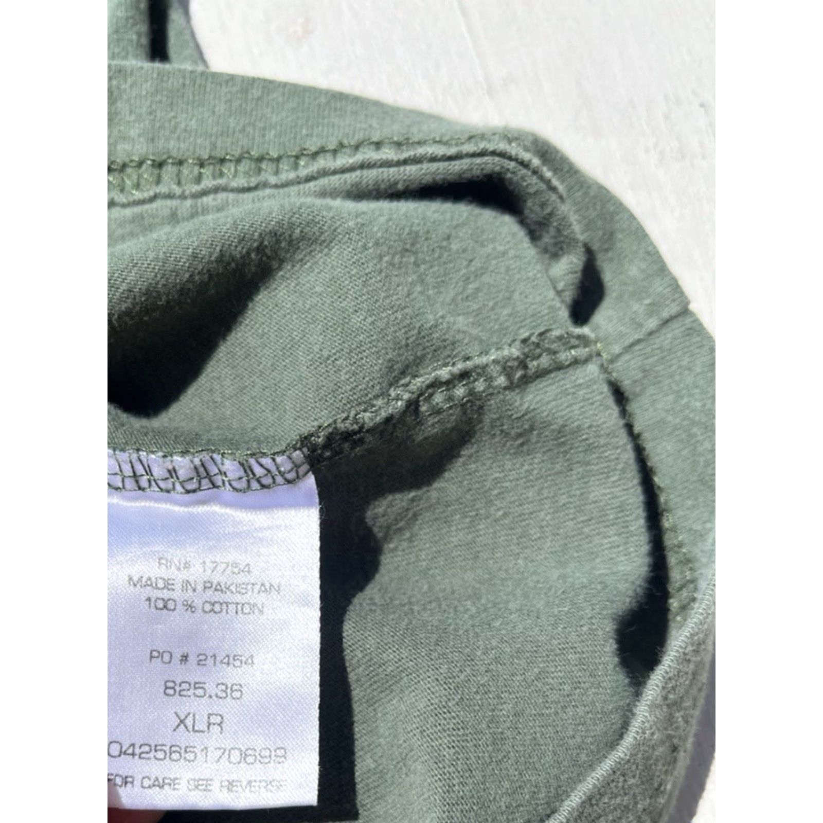 Vintage Key Brand T-Shirt Green Solid XL Relaxed Workwear Logo Henley Button Men Size US XL / EU 56 / 4 - 6 Thumbnail