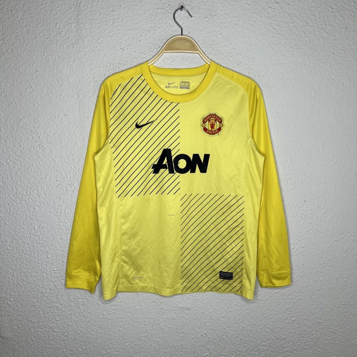 Nike × Vintage Nike Manchester United Longsleeve jersey S Size US S / EU 44-46 / 1 - 1 Thumbnail