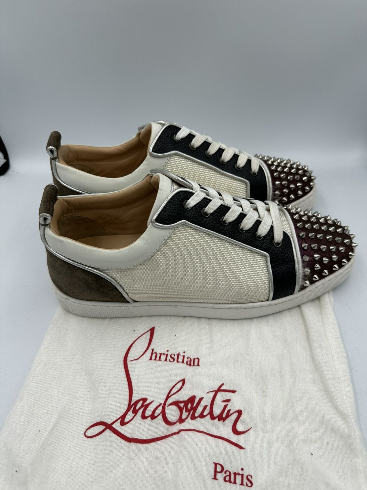 Christian Louboutin Christian Louboutin Low Top Sneakers Size US 13 / EU 46 - 4 Thumbnail