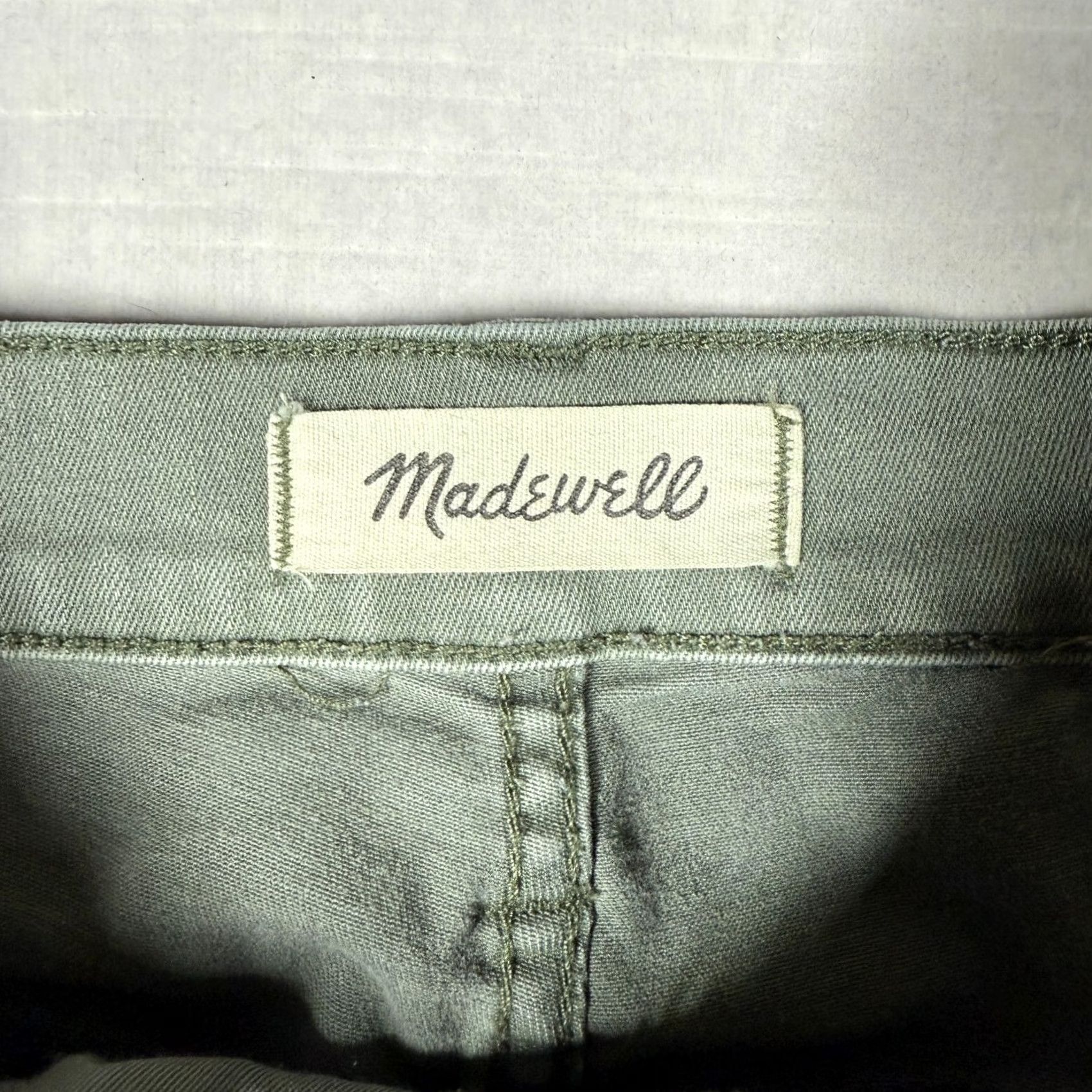 Madewell Madewell Jeans Womens 28 Green Skinny High Rise Classic Casual Boho Button Fly Size 28" / US 6 / IT 42 - 5 Thumbnail