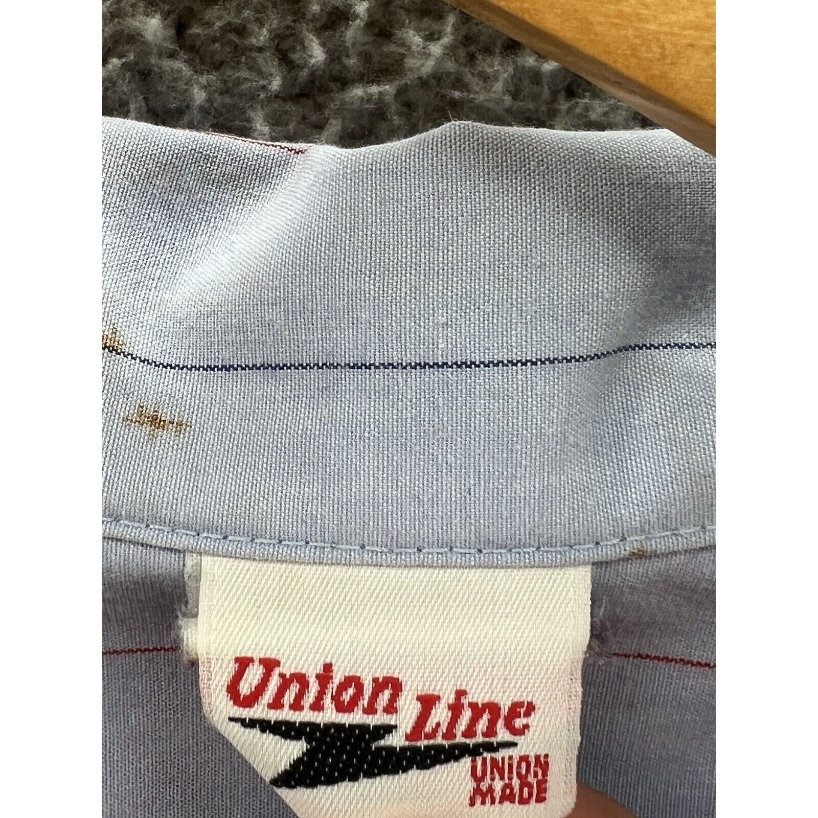 Other Union Line Blue USPS United States Post Office Button Up Size US XXL / EU 58 / 5 - 3 Thumbnail