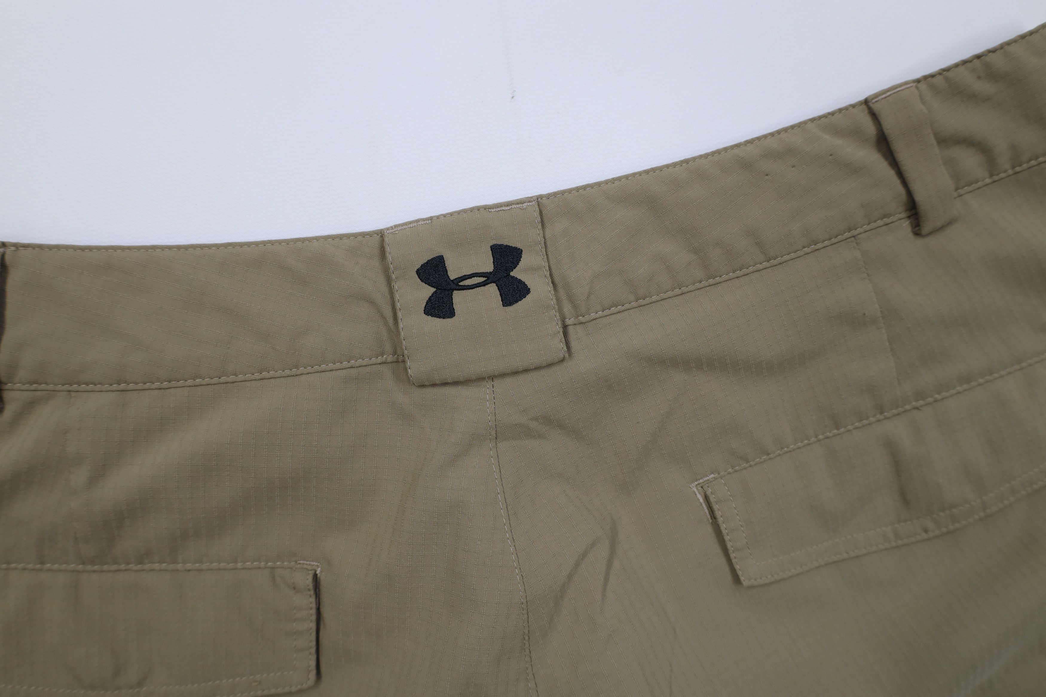 Under Armour Under Armour Tactical Ripstop Cargo Shorts Beige Khaki Brown Size US 34 / EU 50 - 13 Thumbnail