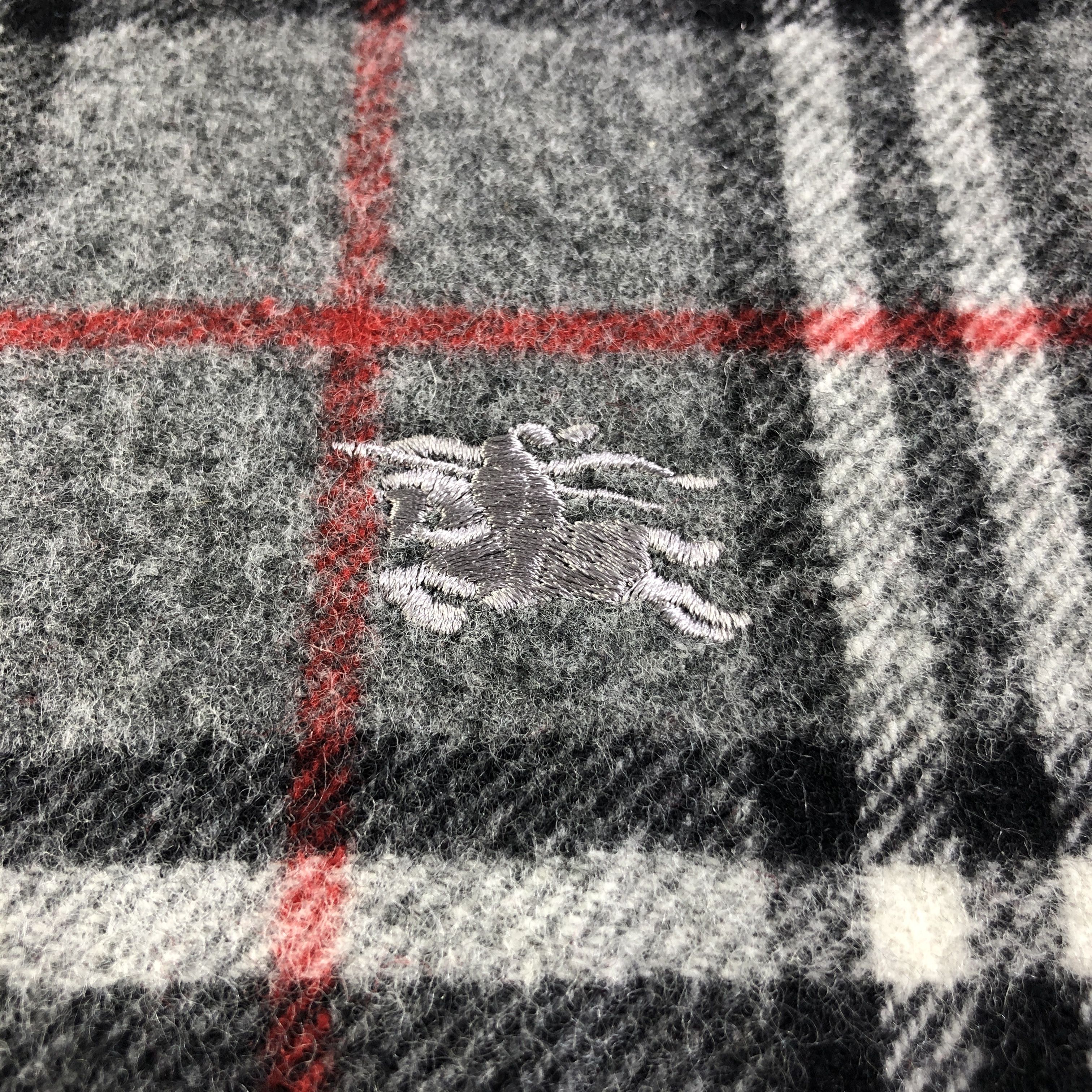 Burberry Burberry Nova Check Wool Scarf Muffler V2632 Size ONE SIZE - 4 Thumbnail