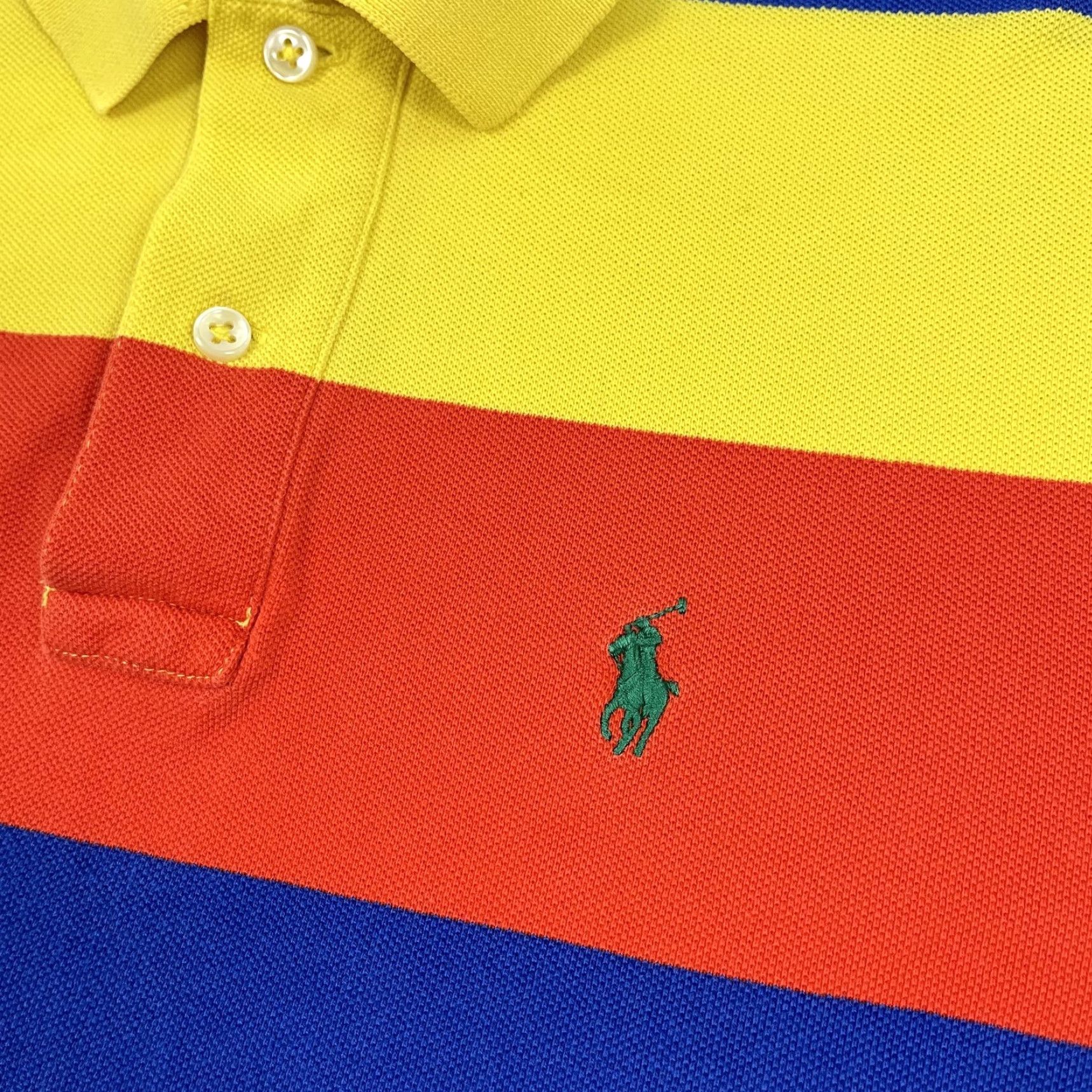 Polo Ralph Lauren Polo Ralph Lauren Striped Polo Shirt Mens Small Multicolor Cotton Casual Activewear Preppy Size US S / EU 44-46 / 1 - 5 Thumbnail