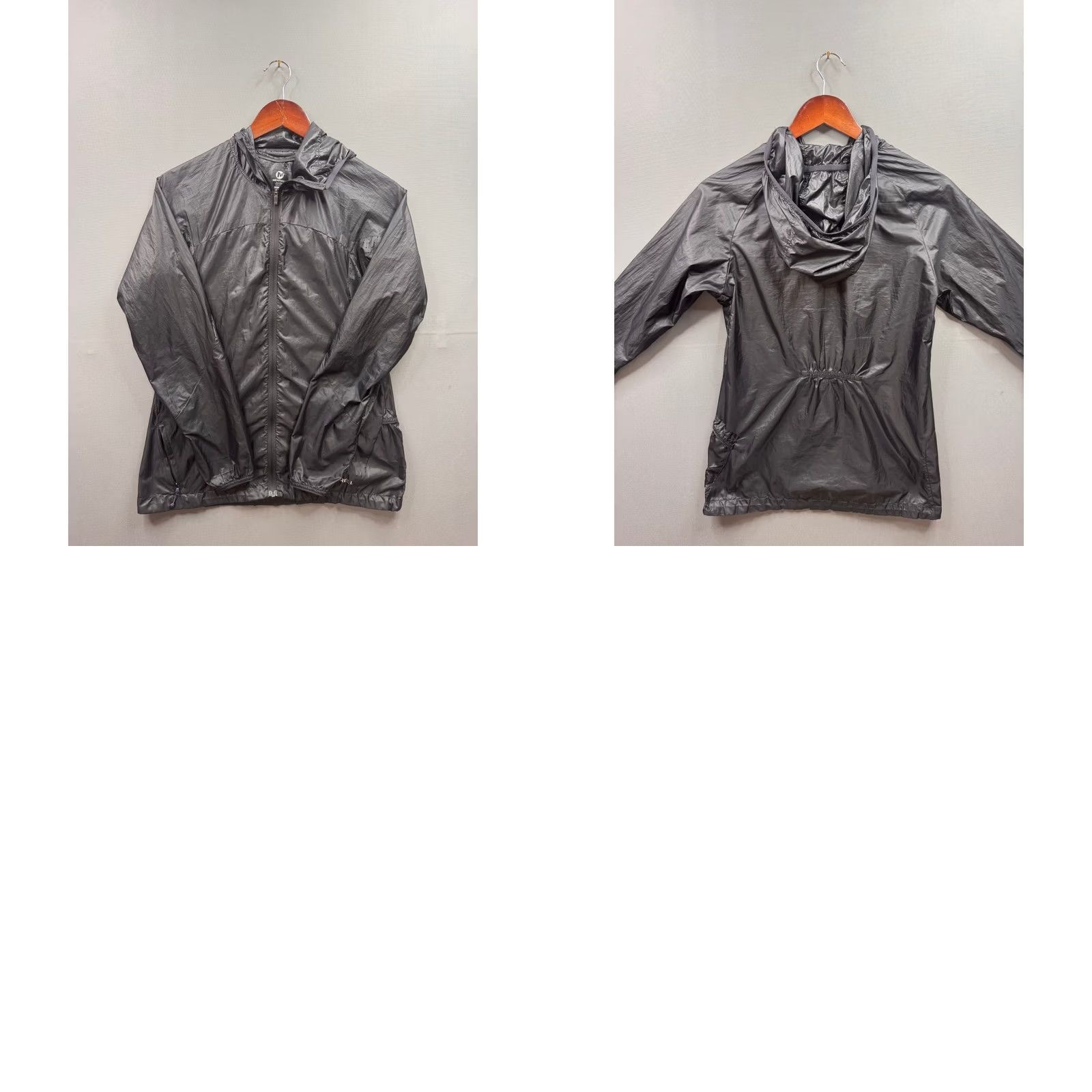 Merrell Merrell Windbreaker Jacket Mens Black Perforated Hooded Full Zip XS Size US XS / EU 42 / 0 - 8 Thumbnail