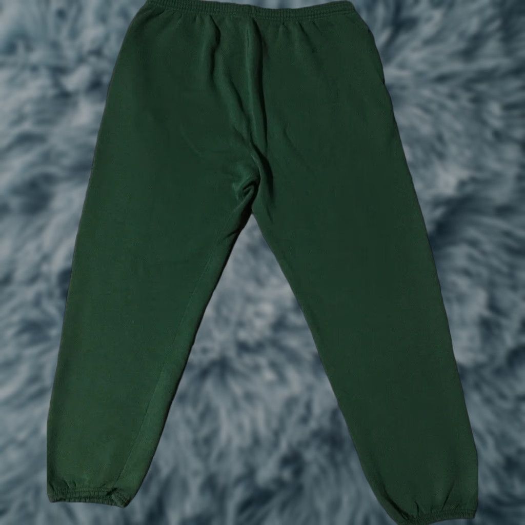 Hanes VINTAGE Hanes Sweatpants L Green 90s 80s Distressed Grunge Track PE Gym Skate Surf PFU Men's Pants Activewear Size US 33 - 1 Thumbnail