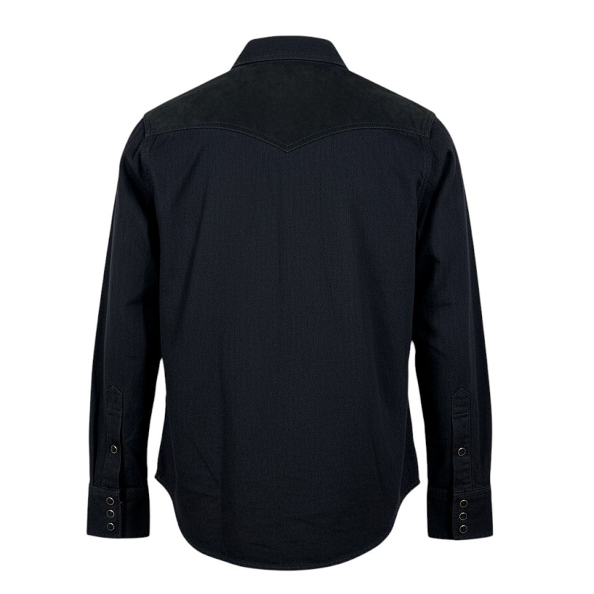 Saint Laurent Paris Western Shirt Lamb Suede Trim Size S Size US S / EU 44-46 / 1 - 2 Thumbnail