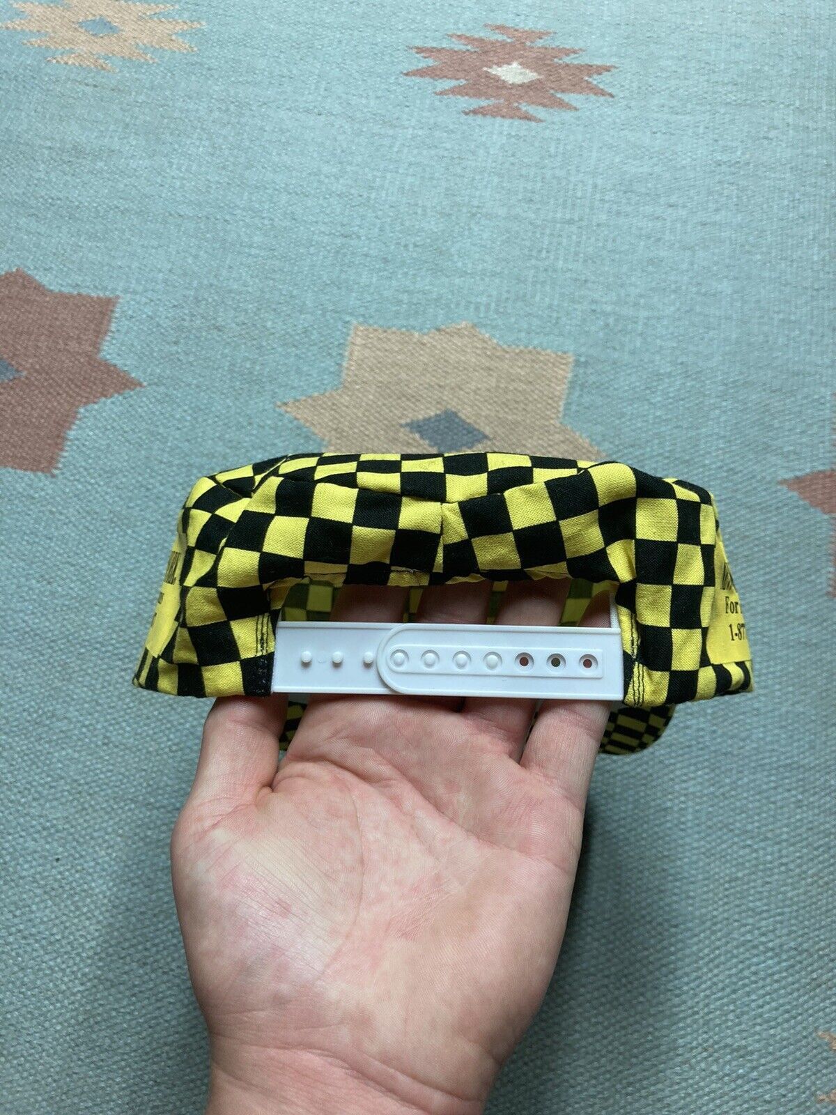 Vintage VTG hat New York New York casino & hotel checkered Las Vegas Size ONE SIZE - 5 Thumbnail