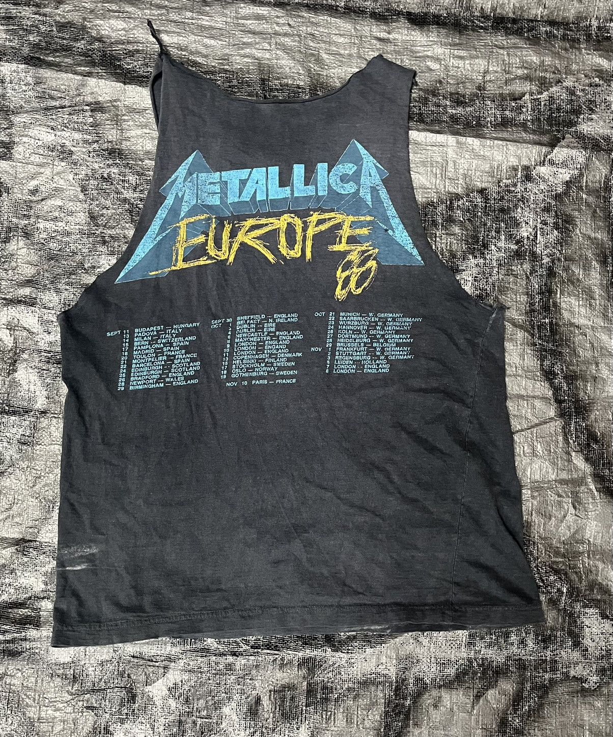 Band Tees × Metallica × Vintage Vintage 80s Metallica Band Shirt Testament Megadeth Size US L / EU 52-54 / 3 - 3 Thumbnail
