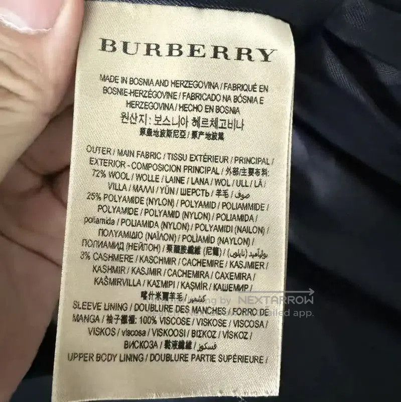 Burberry Burberry Women's Black Wool Short Coat. Size XXS / US 00 / IT 34 - 5 Thumbnail