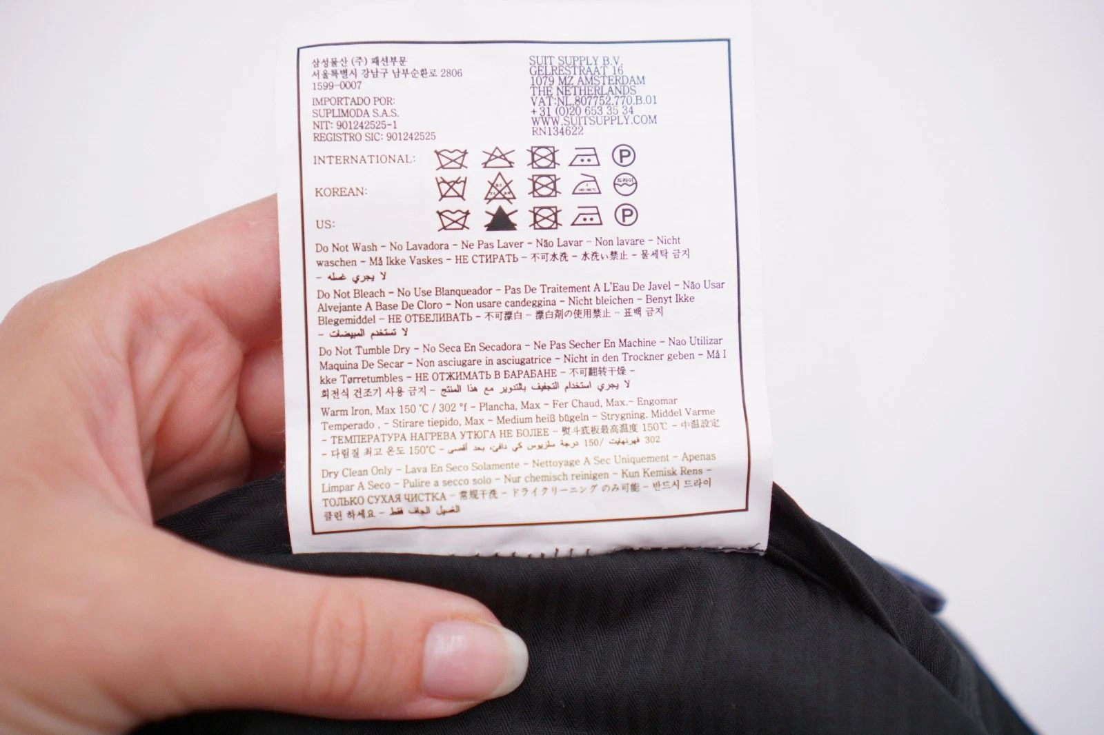 Suitsupply Men Suitsupply Trousers Navy Blue Brescia Regulators US40L Size 40L - 10 Thumbnail