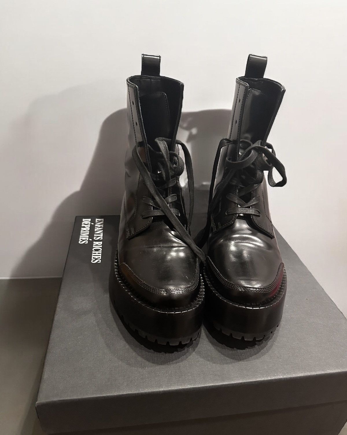Enfants Riches Deprimes Enfants Riches Deprimes Disco Stomper Leather Boots Size US 8.5 / EU 41-42 - 5 Thumbnail
