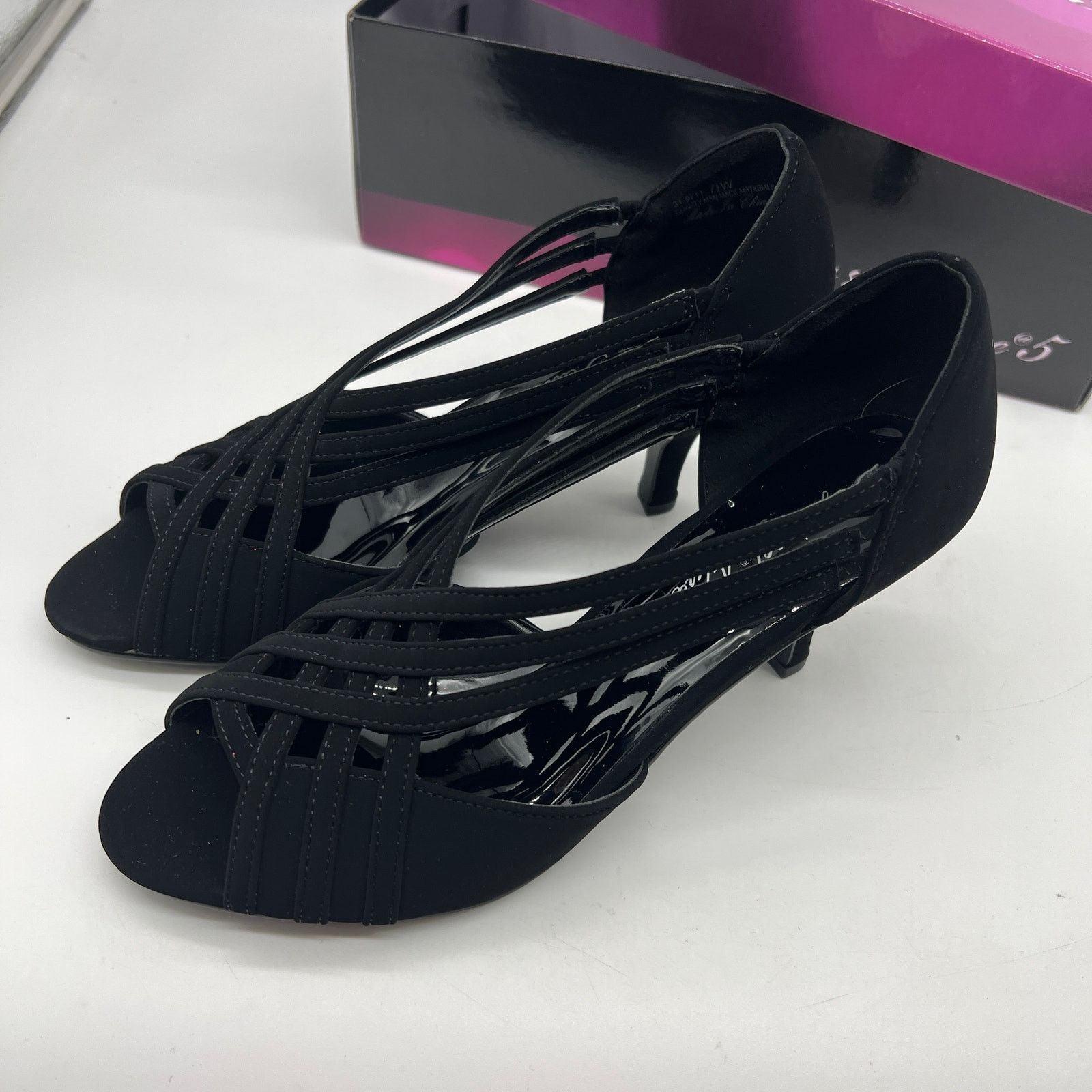 Other Easy Street Womens Heel Oceana Pump Black Color Size 7.5 Wid Size US 7.5 / IT 37.5 - 2 Thumbnail