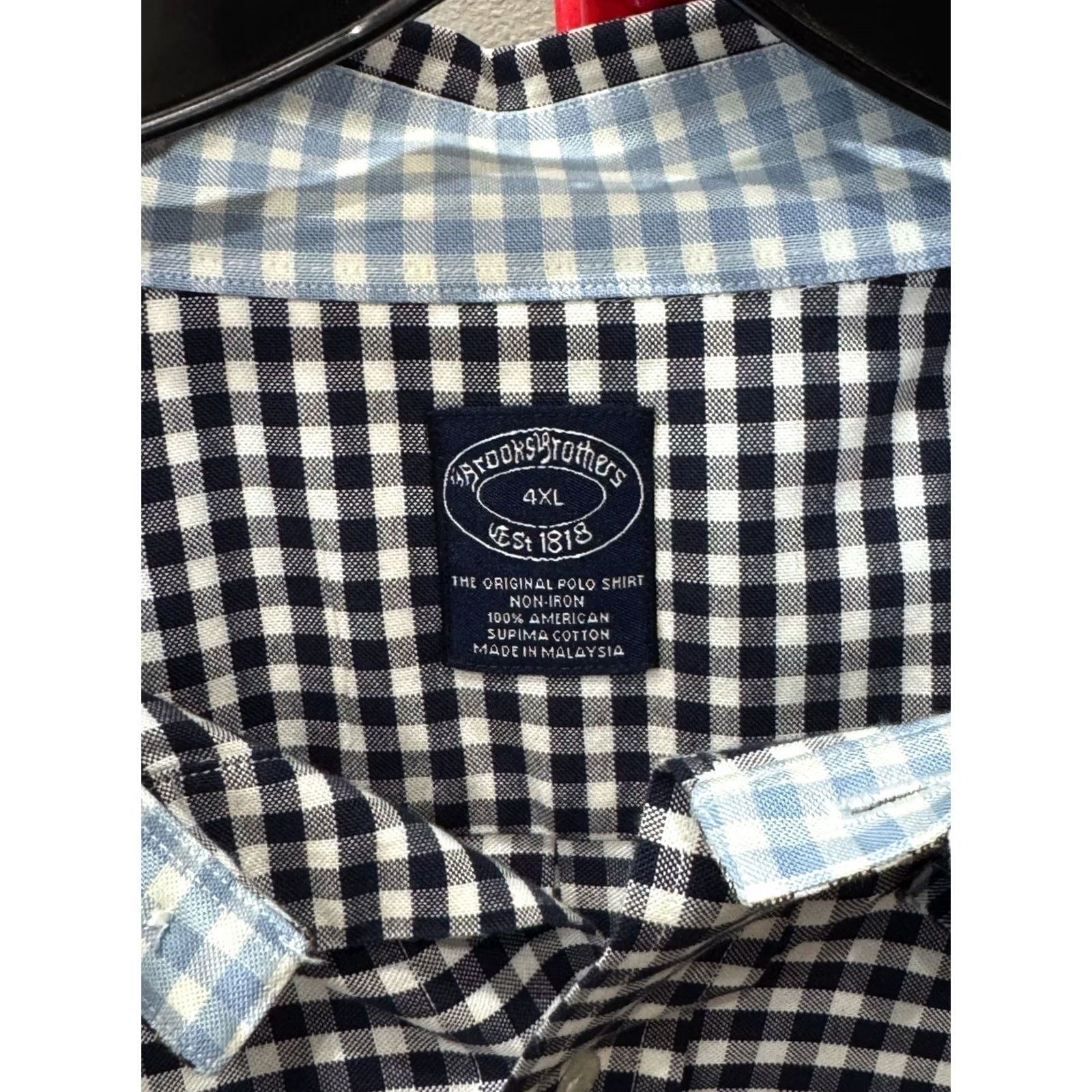 Brooks Brothers Brooks Brothers Shirt Blue Check LONG SLEEVE 4XL Multicolor Mens Adult 4XL Shirts 21 x 36/37 Size US XXL / EU 58 / 5 - 7 Thumbnail