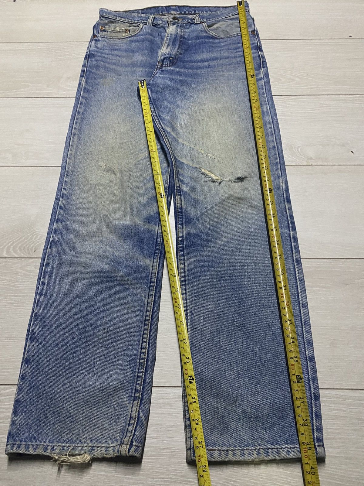 Levi's Vintage Levis 606 Faded Wash Taperred Leg Jeans Size US 30 / EU 46 - 14 Thumbnail