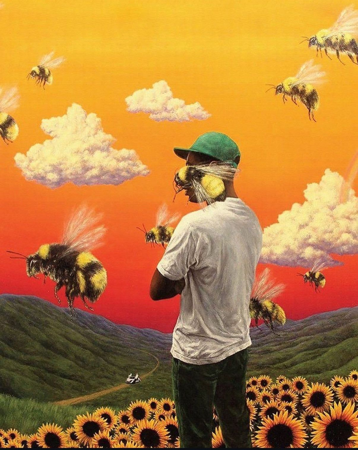 Golf Wang × Tyler The Creator Save The Bees Flower Boy Hoodie Size US L / EU 52-54 / 3 - 5 Thumbnail