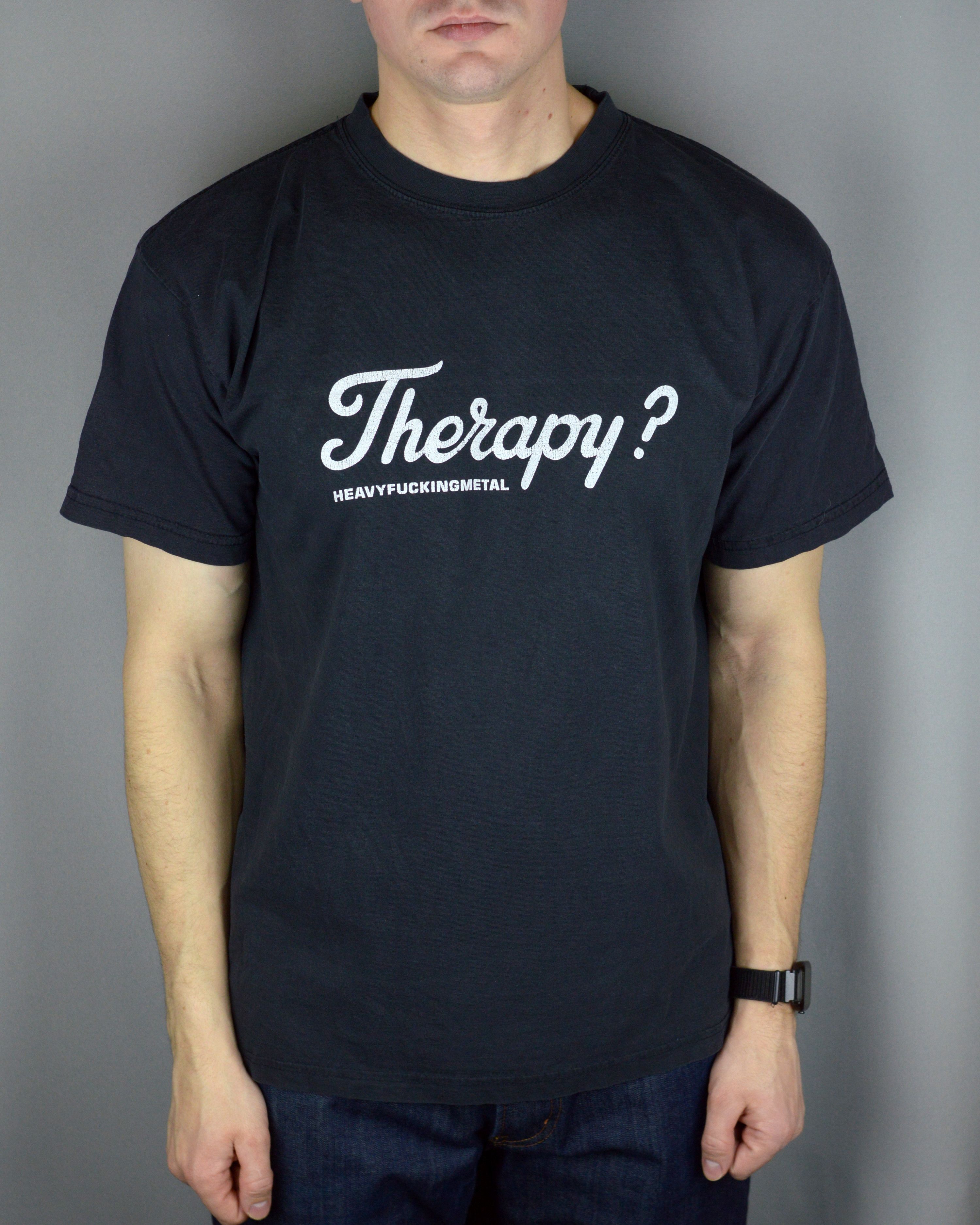 Vintage Vintage Therapy Irony 90s t shirt Size US XL / EU 56 / 4 - 1 Thumbnail