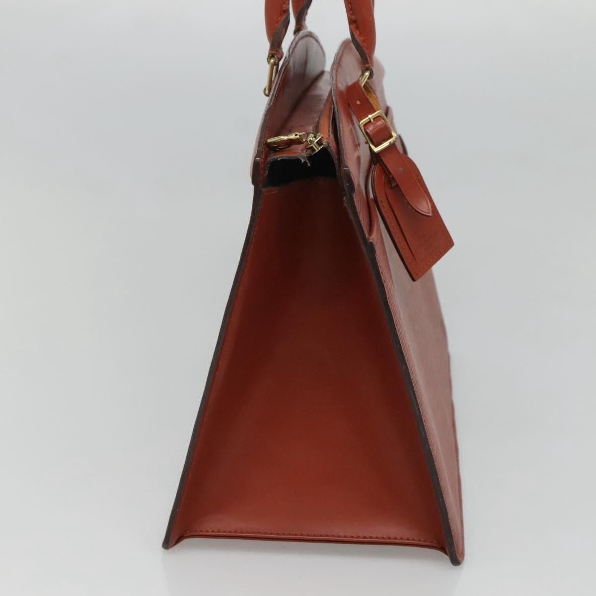 Louis Vuitton LOUIS VUITTON Epi Riviera Hand Bag Brown M48183 Size ONE SIZE - 3 Thumbnail