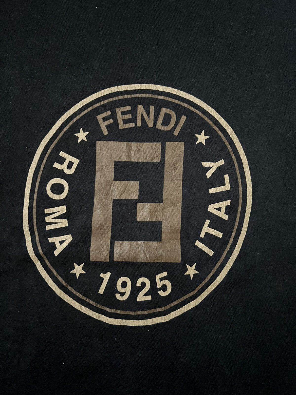 Fendi Fendi Tshirt Big Logo Roma Italy Vintage Size US L / EU 52-54 / 3 - 6 Thumbnail