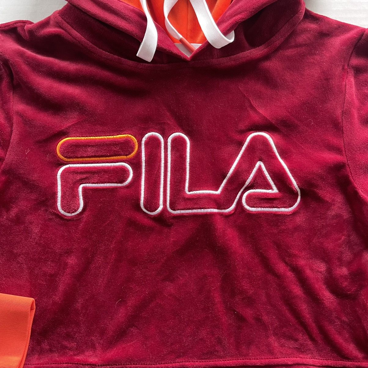 Fila FILA Antonella Crop Velour Hoodie Size S / US 4 / IT 40 - 5 Thumbnail